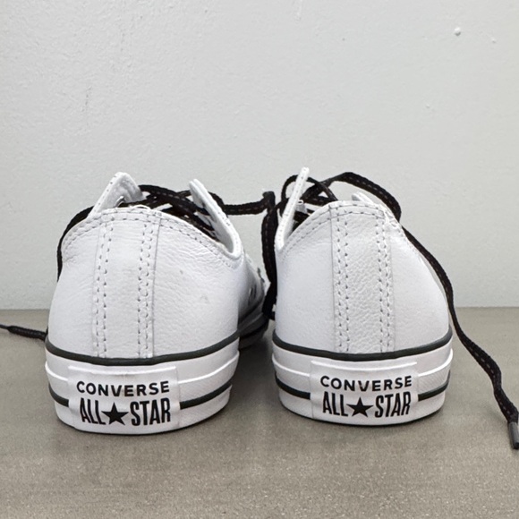 Converse White Leather Low-Top Sneakers - Picture 4 of 9